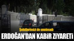 Cumhurbaşkanı Erdoğan'dan mezar ziyaretleri