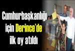 Cumhurbaşkanlığı için Derince’de ilk oy atıldı