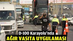 D-100 Karayolu'nda ağır vasıta uygulaması