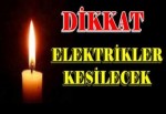 Dikkat! Elektrik Kesintisi Var