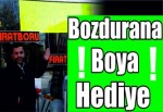 Dilovalı esnaftan dolar bozdurana boya hediye