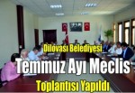 Dilovası Belediye Meclisi Temmuz ayı toplantısı yapıldı.