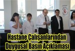 Dilovası Devlet Hastahanesi Çalışanlarından Duygusal Basın açıklaması