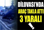 Dilovası’nda araç takla attı 3 yaralı!