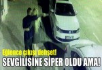 Eğlence çıkışı dehşet! Sevgilisine siper oldu ama!