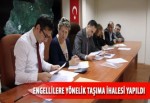 Engellilere yönelik taşıma ihalesi yapıldı