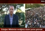 Erdoğan video konferansla seslendi