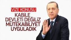 Erdoğan'dan ABD'yle vize krizine ilk yorum