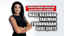 Futbol tarihine geçecek sportmenlik