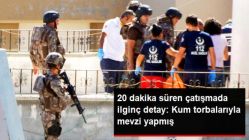 Gaziantep'teki Çatışmada Şok Eden Detay! Evin 2. ve 3. Katına Kum Torbalarıyla Mevzi Yapmışlar