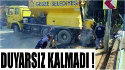 Gebze Belediyesi duyarsız kalmadı!