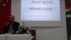 GEBZE YURDU REGAİB KANDİLİNİ İHYA GECESİ DÜZENLEDİ