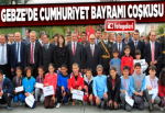 GEBZE'DE CUHURİYET BAYRAMI COŞKUSU