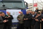 GEBZE'DEN SURİYE'YE 3 TIR UN