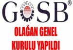 GOSB Olağan Genel Kurulu Yapıldı