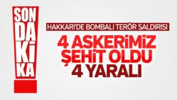 Hakkari'de patlama: 4 askerimiz şehit