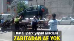 Hatalı park yapan araçlara zabıtadan af yok Kaynak: Hatalı park yapan araçlara zabıtadan af yok