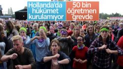 Hollanda'da öğretmenler grevde