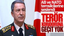 Hulusi Akar ABD'de NATO ve AB temsilcilerine seslendi