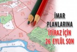 İmar planlarına itiraz için 26 Eylül son