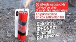 iPhone X dinamit testi