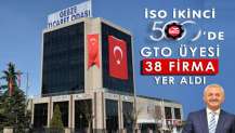 İSO İKİNCİ 500’DE GTO’NUN GURUR TABLOSU