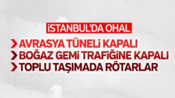 İstanbul'da sağanak tüm trafiği etkiledi