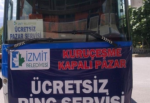 İzmit Belediyesi’nden Ücretsiz Pazar Servisi