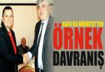 KAFLI İLE HÜRRİYET'TEN ÖRNEK DAVRANIŞ