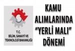 Kamu alımlarında “Yerli malı” dönemi