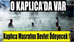 Kaplıca masrafı devletten! Listede Kocaeli de var