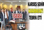 KARDEŞ ŞEHİR KARABACAK'I TEBRİK ETTİ