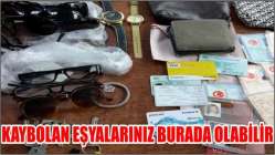 Kaybolan eşyalarınız burada olabilir