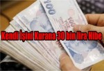 Kendi İşini Kurana 30 bin lira Hibe