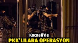 Kocaeli’de PKK’lılara operasyon!