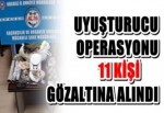 Kocaeli’de Uyuşturucu Operasyonu 11 Kişi Gözaltına Alındı