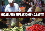 Kocaeli’nin enflasyonu 2.11 arttı