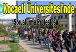 Kocaeli Üniversitesi'nde soruşturma protestosu