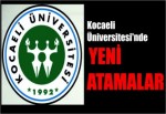 Kocaeli Üniversitesi'nde yeni atamalar