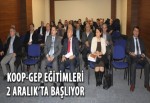 KOOP-GEP eğitimleri 2 Aralık’ta başlıyor