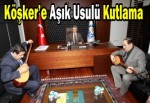 Köşker’e aşık usulü kutlama