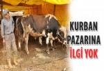 Kurban pazarına ilgi yok