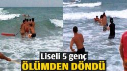 Liseli 5 genç ölümden döndü