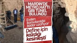 Mardin’de bir evden Garnizon Komutanlığı'na tünel bulundu