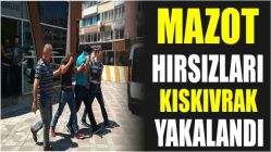 Mazot Hırsızları Kıskıvrak Yakalandı