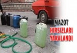 Mazot hırsızları yakalandı