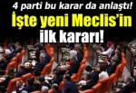 Meclis tatile girmeyecek