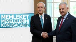 Meclis'te Başbakan Yıldırım - Kılıçdaroğlu görüşmesi