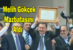 Melih Gökçek mazbatasını aldı