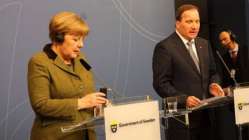 Merkel ve Löfven'den Trump'a tepki